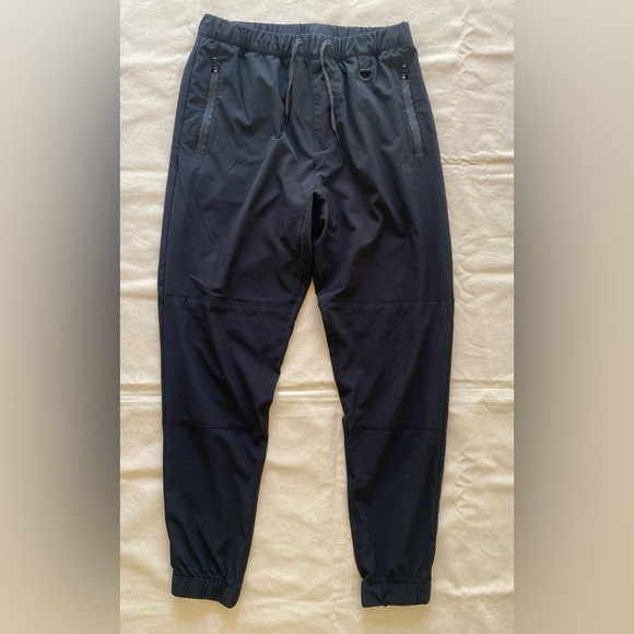 Flag Nor Fail Men's Black Lightweight Drawstring Jogger Pants Casual Medium - Picture 2 of 7